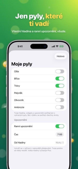 Pollen Radar: profile