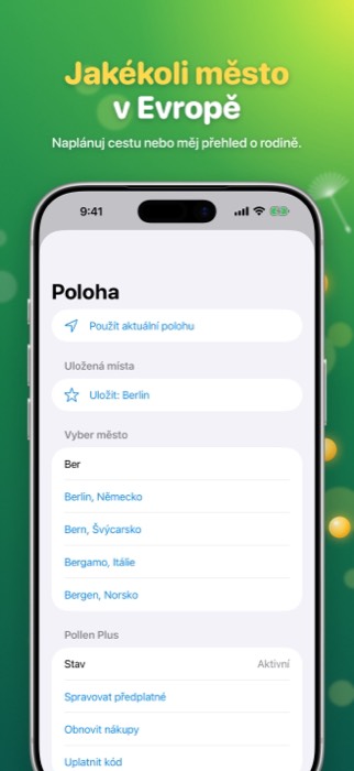 Pollen Radar: search
