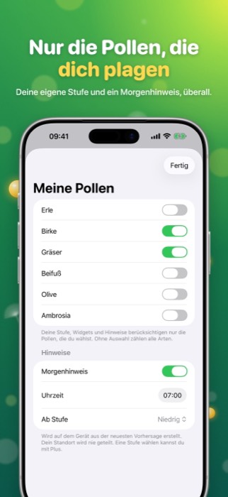 Pollen Radar: profile