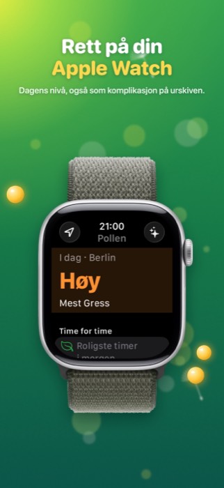 Pollen Radar: watch