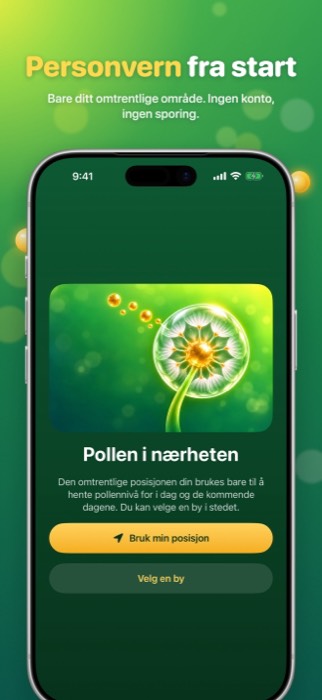 Pollen Radar: privacy