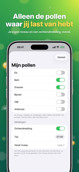Pollen Radar: profile