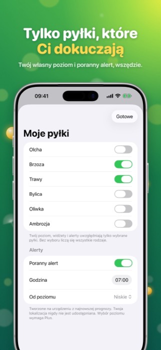 Pollen Radar: profile
